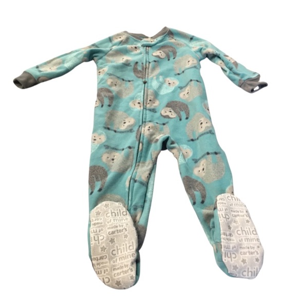 Carters Child of Mine Sloth Pjs - Picture 2 of 3